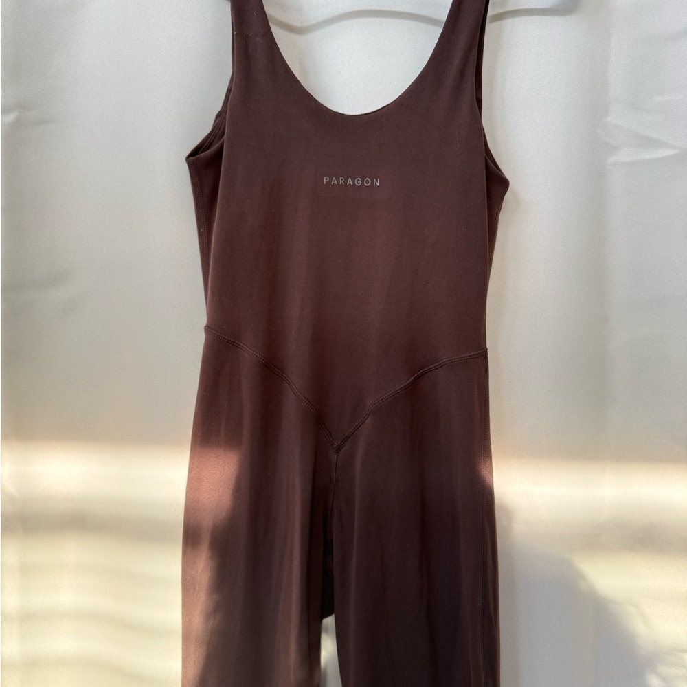 PARAGON Chocolate Brown Sleeveless Jumpsuit